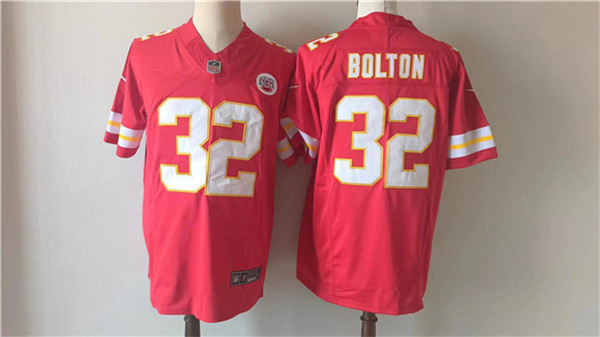 Men??s Kansas City Chiefs #32 Nick Bolton Red 2023 F.U.S.E. Vapor Untouchable Limited Stitched Jersey